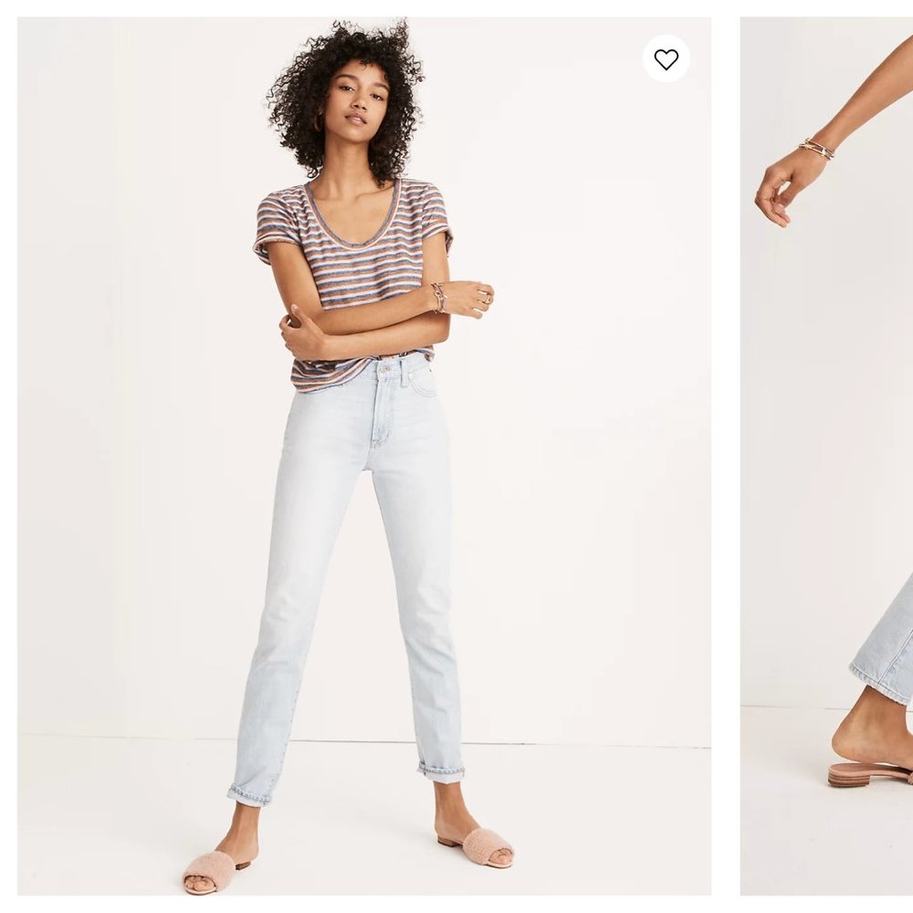 MADEWELL JEANS - The Tall Perfect Vintage Jean in Fitzgerald Wash